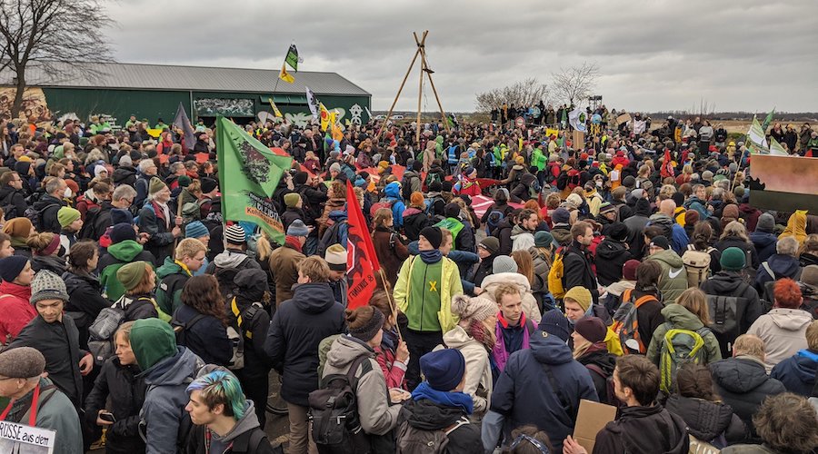 Activists fighting coal mine expansion in Germany in standoff with police