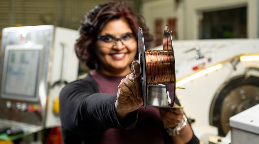 Graphene-copper mix may improve efficiency of EV, industrial equipment motors